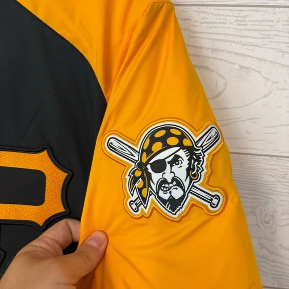 Nike Baseball MLB Authentic Collection Pittsburgh Pirates Jacket Coat NWT Large - Picture 2 of 16